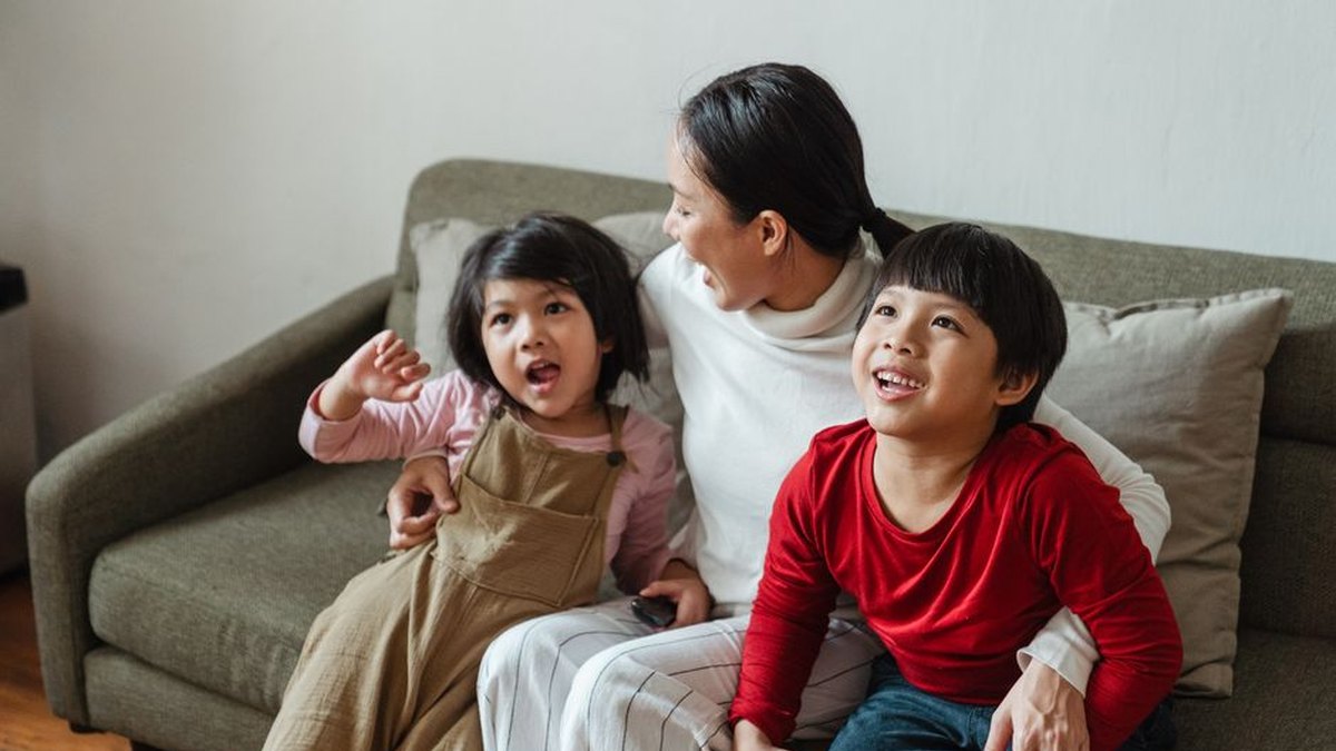 A family with young children enjoying time in Japan, Japan
