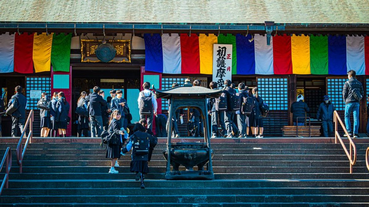A family with young children enjoying time in Japan, Japan